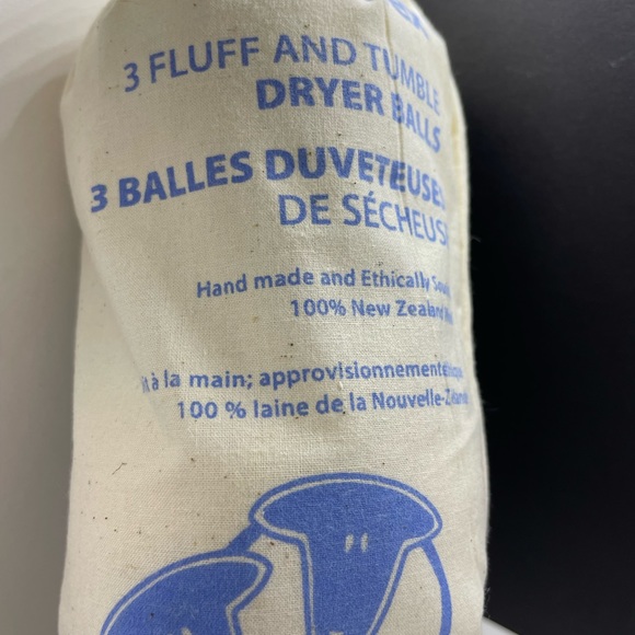 Norwex 3 Fluff and Tumble Dryer Balls - 100% New Zealand Wool - New! - Picture 2 of 6